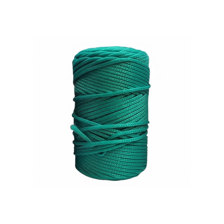 Nylon Egg Rope Raphia Roll Green